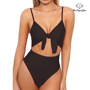 Leisup Tie Knot Front One Piece Size S